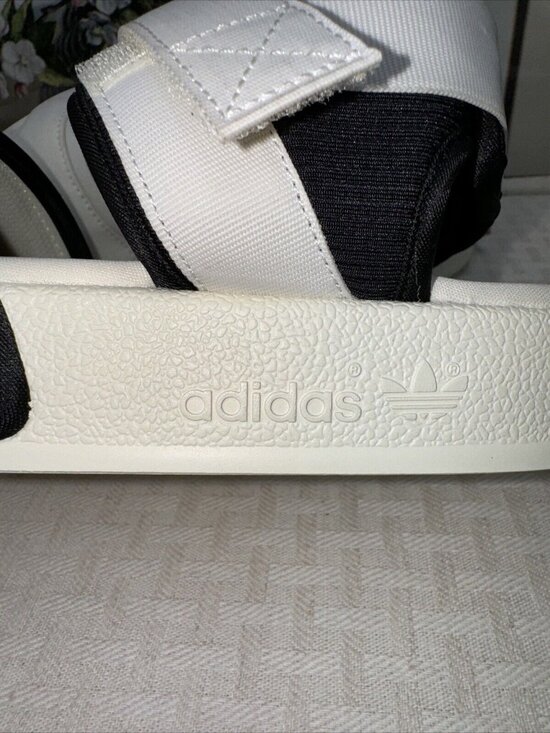 Adidas Adilette 2.0 HU Human Race Pharrell Off White | size 11 | GZ1891 Sandal main image 5